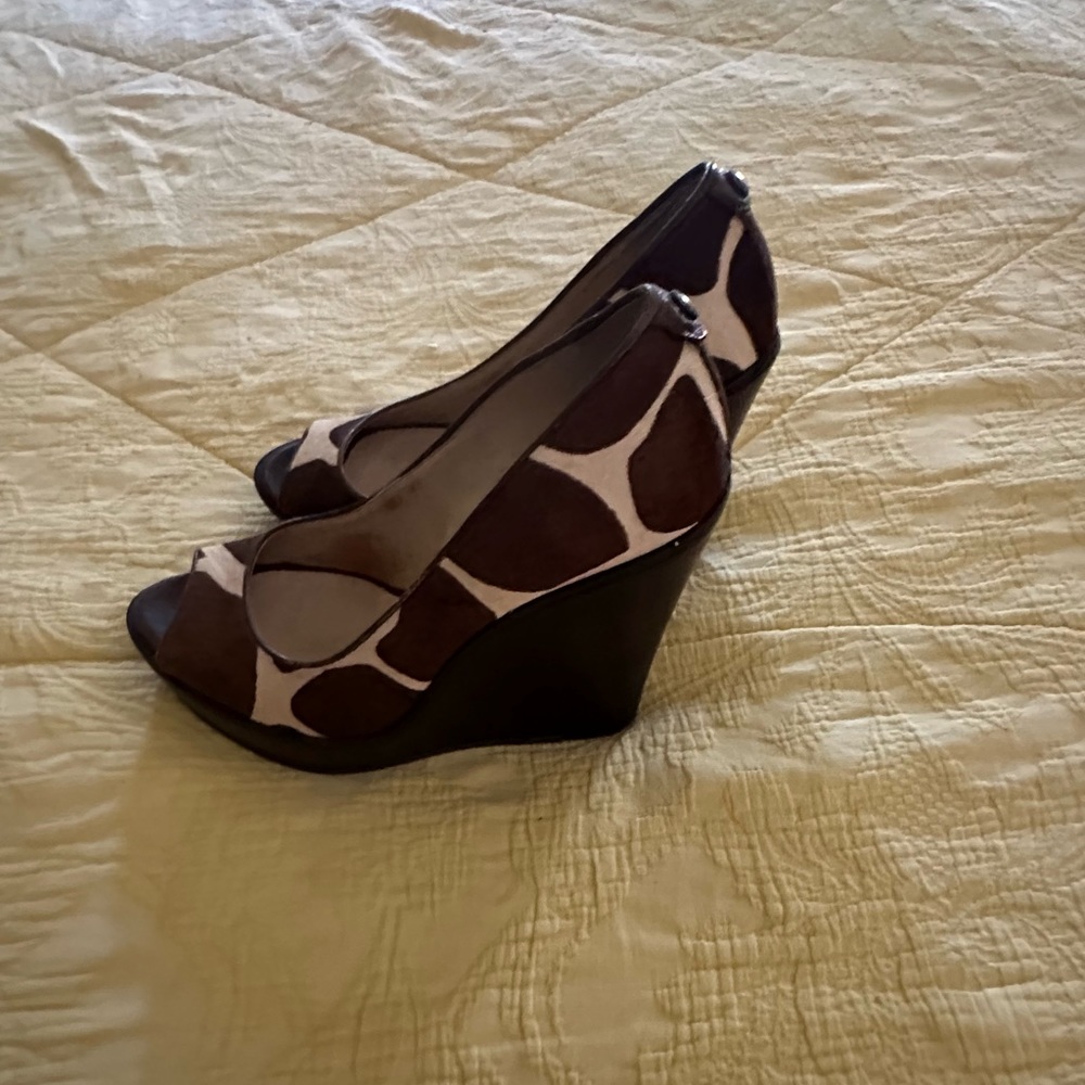 Micheal Kors cow Hyde wedge